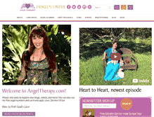 Tablet Screenshot of angeltherapy.com
