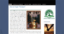 Desktop Screenshot of angeltherapy.ro
